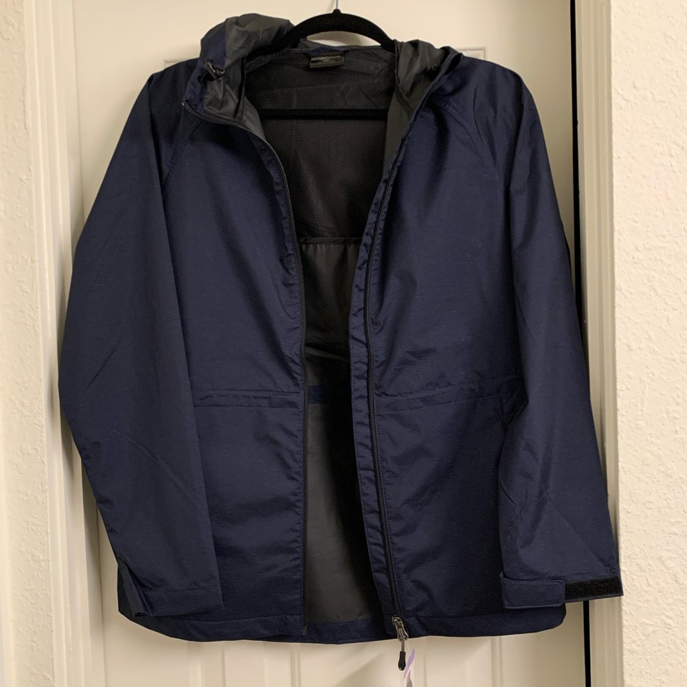 Navy Blue Anorak Jacket
